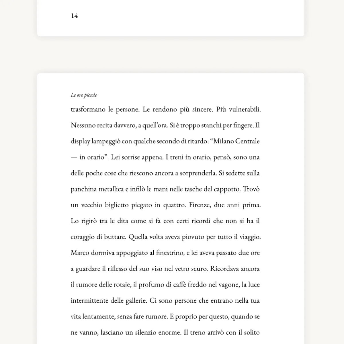 Anteprima in tempo reale